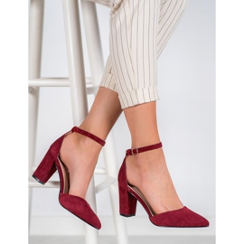 Elegante Pumps von VINCEZA rot mehrfarbig 2