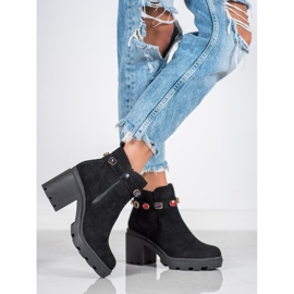 Seastar Stiefel auf der Plattform schwarz 1