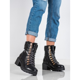 Seastar Schnürstiefeletten schwarz 1