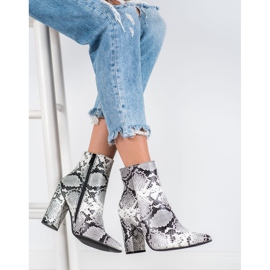 Seastar Stiefel mit Schlangenprint weiß schwarz mehrfarbig 1