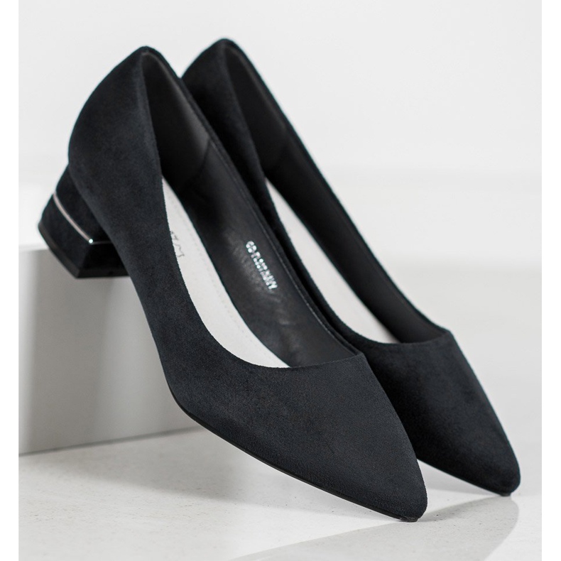 Goodin Pumps mit Ziergürtel schwarz 1