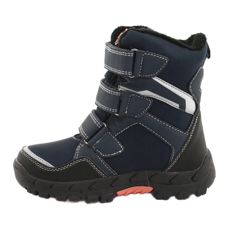 American Club Stiefel mit amerikanischer RL32-Membran marineblau orange 2