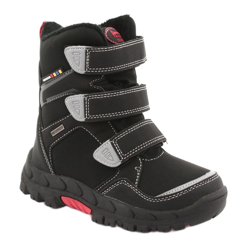 Stiefel mit der American Club RL32 Membran schwarz rot 1