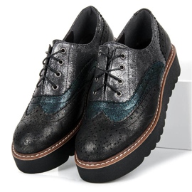 Kylie Gebundene Brogues schwarz 1