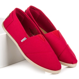 Rote Slip-On-Turnschuhe 1