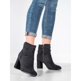 SHELOVET Klassische Stiefel mit hohen Absätzen schwarz 2