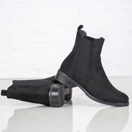 SDS Chelsea-Stiefel aus Wildleder schwarz 2