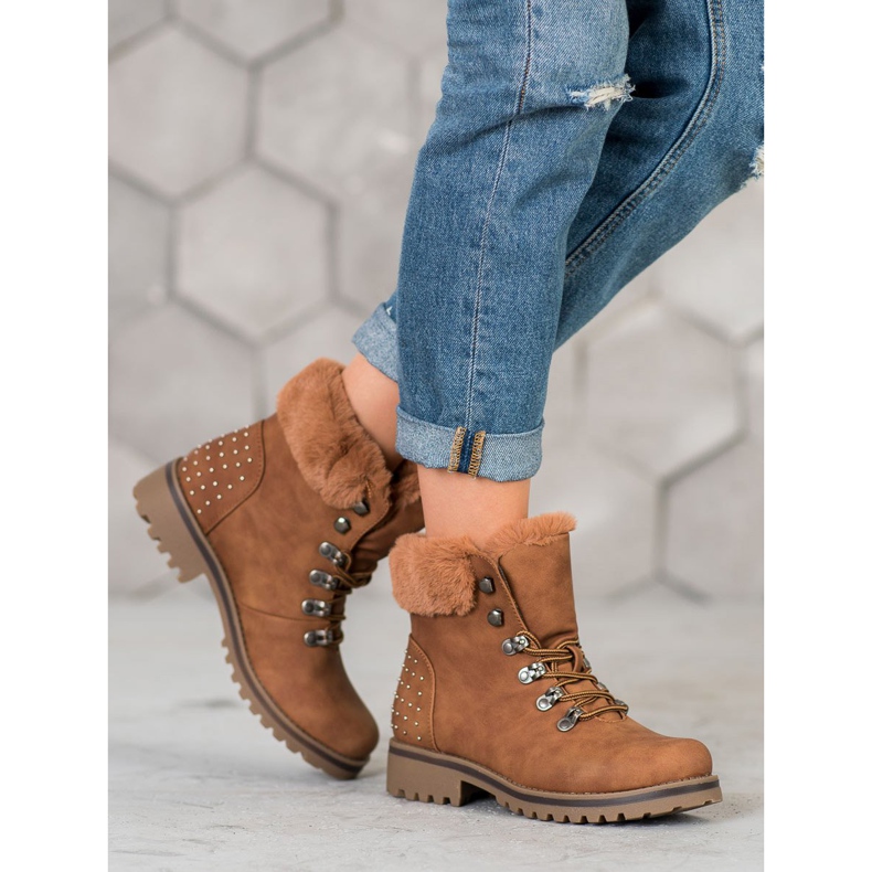 SHELOVET Trapper mit Jets braun 1