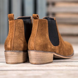 Goodin Chelsea-Stiefel aus Leder braun 1