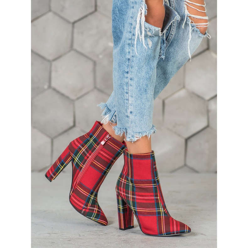 Seastar Stylische Stiefel auf einem Pfosten rot mehrfarbig 1