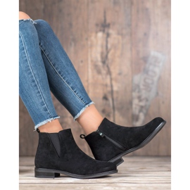Ideal Shoes Slip-on-Stiefel schwarz 4