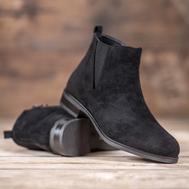 Ideal Shoes Slip-on-Stiefel schwarz 2