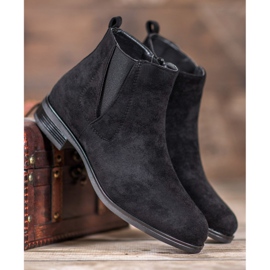 Ideal Shoes Slip-on-Stiefel schwarz 3