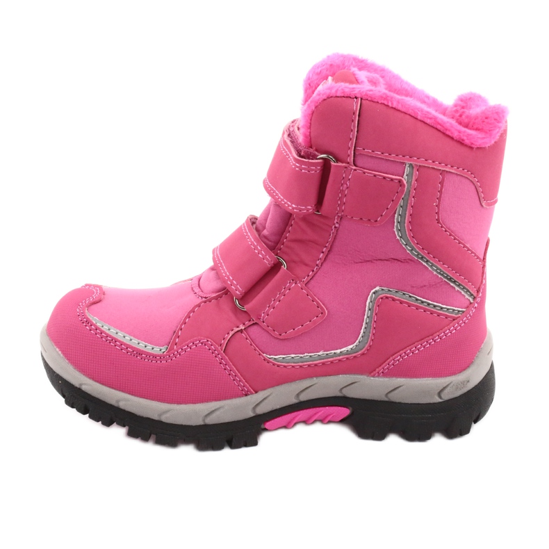 American Club Stiefel mit HL27 Membran rosa Schmetterlinge weiß schwarz 2