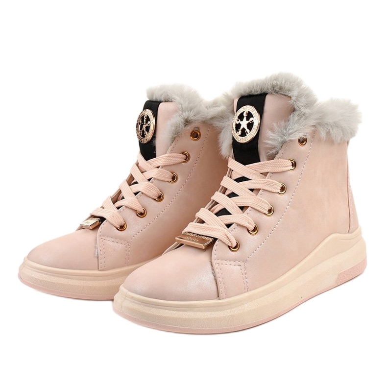 Warme rosa Sneakers TL135-3 2