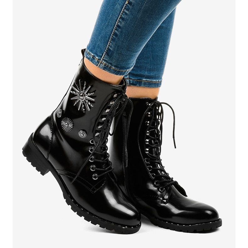 Schwarze SA8023 Arbeitsstiefel 2