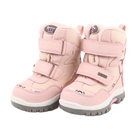American Club Stiefel mit pinker Stern RL37 Membran rosa 3