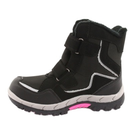 American Club Amerikanische HL26 Membranstiefel schwarz rosa grau 2
