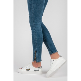 Seastar Armee-Sneaker mit Patches weiß 1