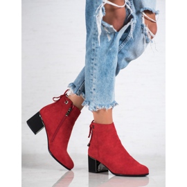 Goodin Rote Wildlederstiefel 1