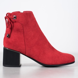 Goodin Rote Wildlederstiefel 2