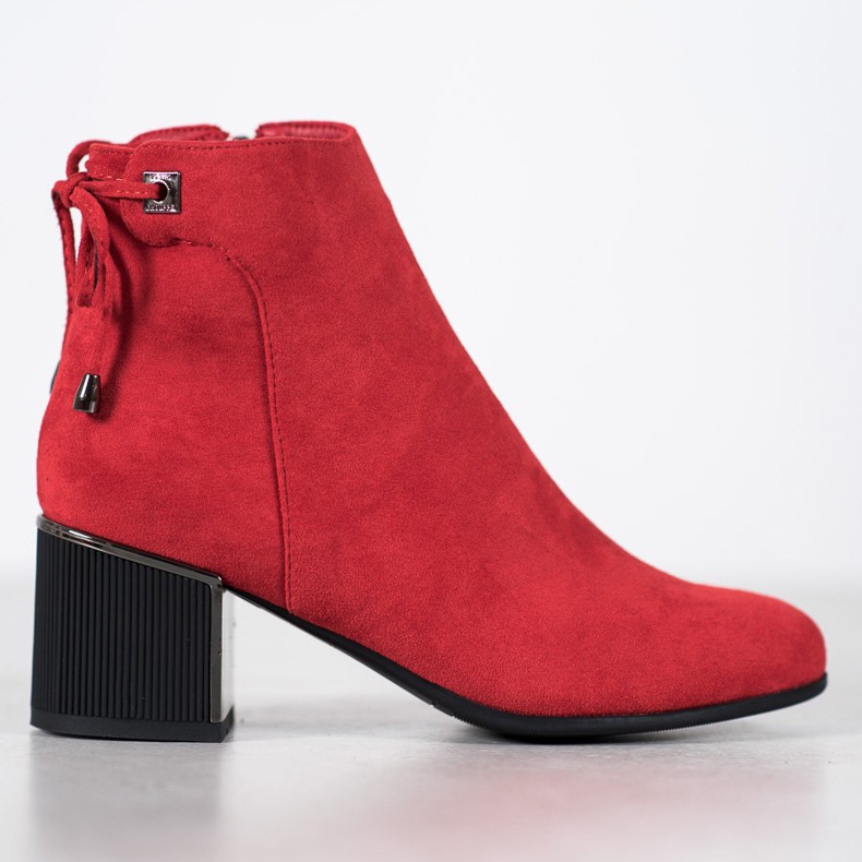 Goodin Rote Wildlederstiefel 2