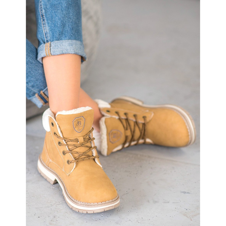 Arrigo Bello Modische Trapper gelb 1