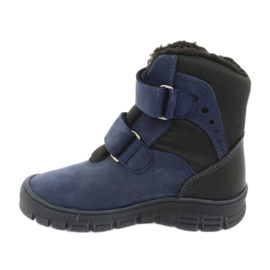 Stiefel Stiefel mit einer Mazurek 1352 Marineblau-Membran schwarz 2
