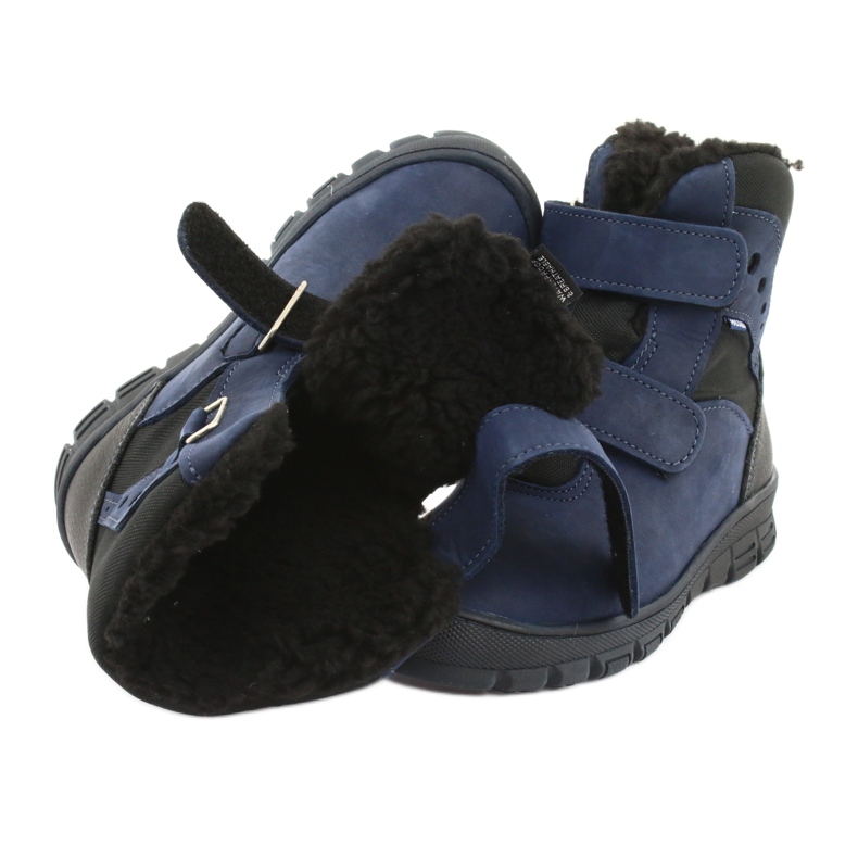 Stiefel Stiefel mit einer Mazurek 1352 Marineblau-Membran schwarz 4