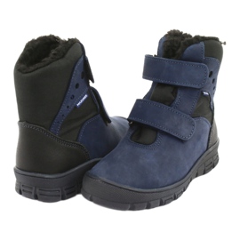 Stiefel Stiefel mit einer Mazurek 1353 Marineblau-Membran schwarz 3
