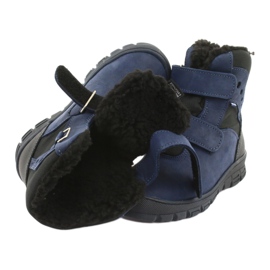 Stiefel Stiefel mit einer Mazurek 1353 Marineblau-Membran schwarz 4