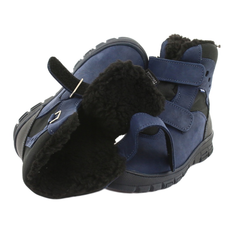 Stiefel Stiefel mit einer Mazurek 1353 Marineblau-Membran schwarz 4
