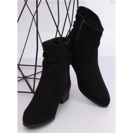 Klassische schwarze Damenstiefel YK-101 Black 2