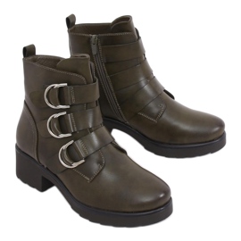 Grüne Damenstiefel BZ66010-KB Grün 1
