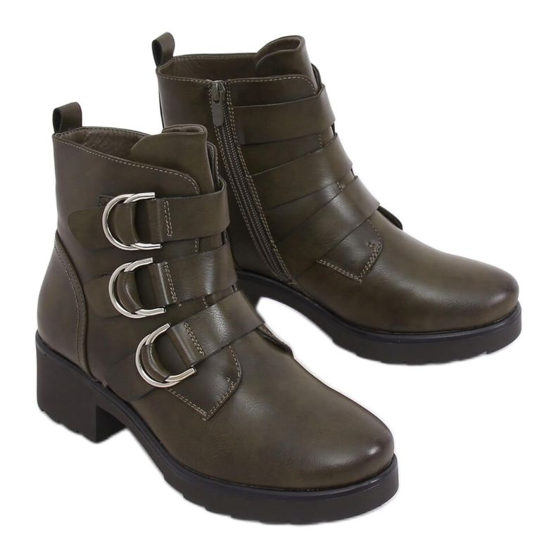 Grüne Damenstiefel BZ66010-KB Grün 1