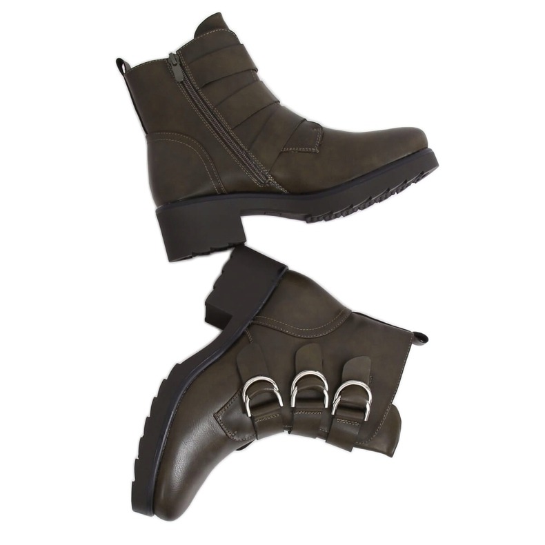 Grüne Damenstiefel BZ66010-KB Grün 2
