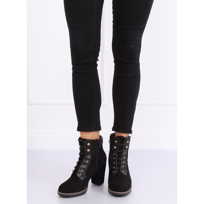 Schwarze High Heels 995-37 Schwarz 2