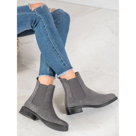 SDS Chelsea-Stiefel aus Wildleder grau 1