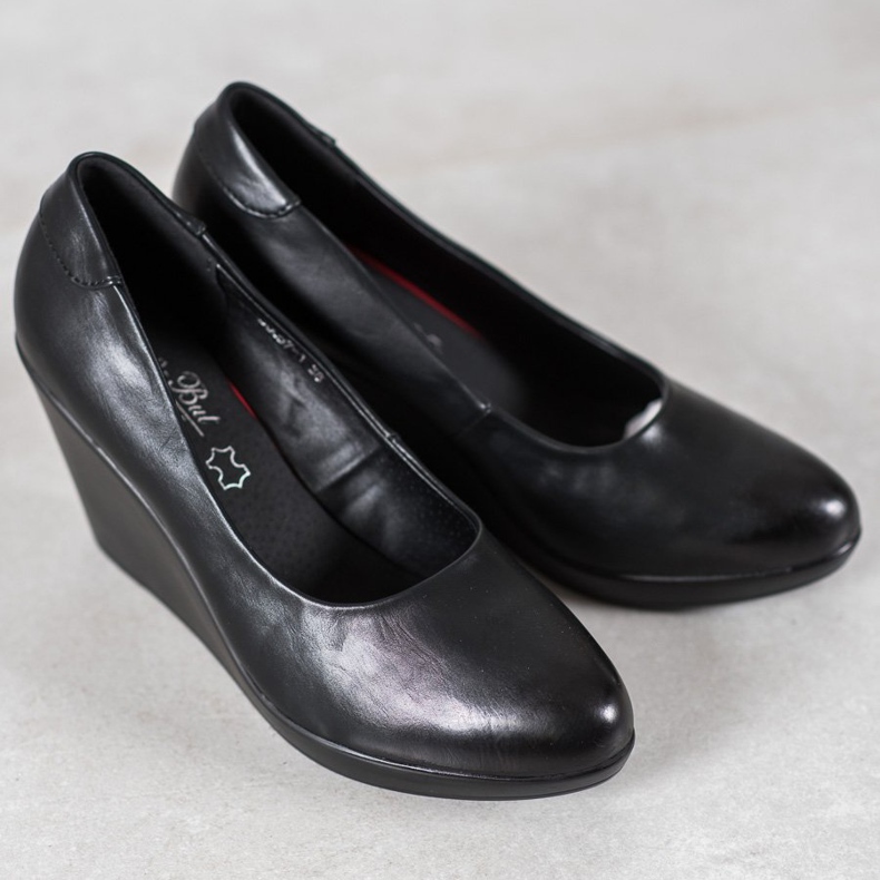 J. Star Klassische Keilpumps schwarz 1