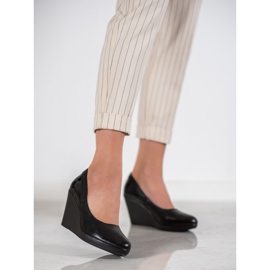 J. Star Keilpumpen schwarz 2