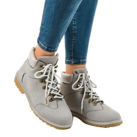 Graue Wanderschuhe ohne Isolierung XDS1702 1