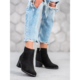 Goodin Schwarze Wildlederstiefel 2