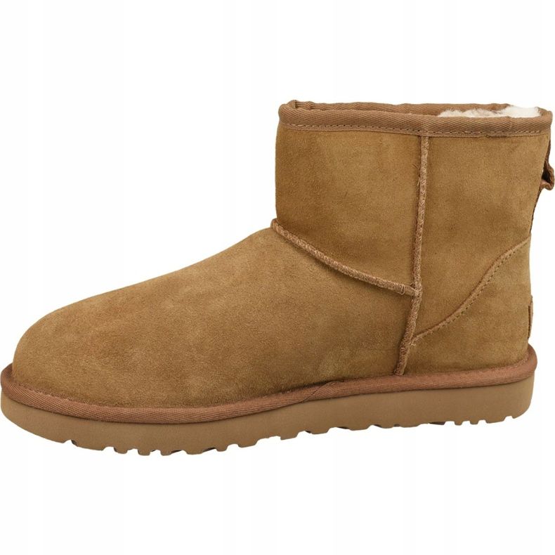 Schuhe Ugg Classic Mini Ugg Rubber Logo W 1108231-CHE braun 1