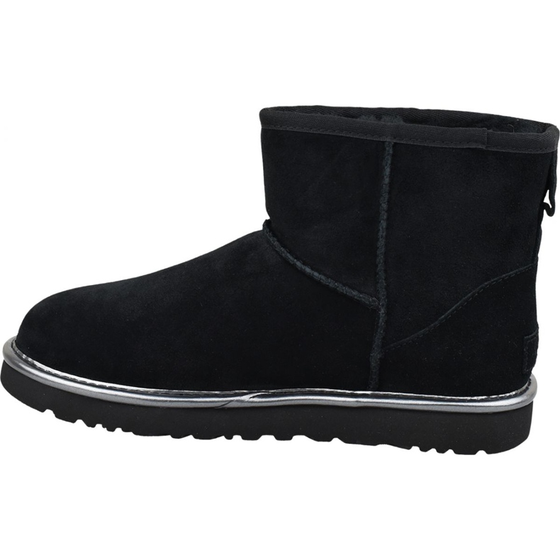 Ugg Classic Mini Ugg Rubber Logo W 1110087-BMT Schuhe schwarz 1