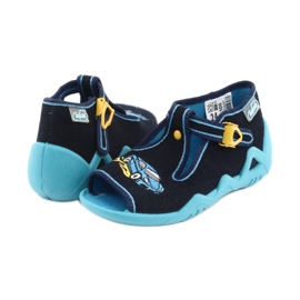 Befado Kinderschuhe 217P100 marineblau blau 4