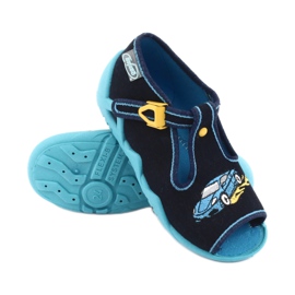 Befado Kinderschuhe 217P100 marineblau blau 3