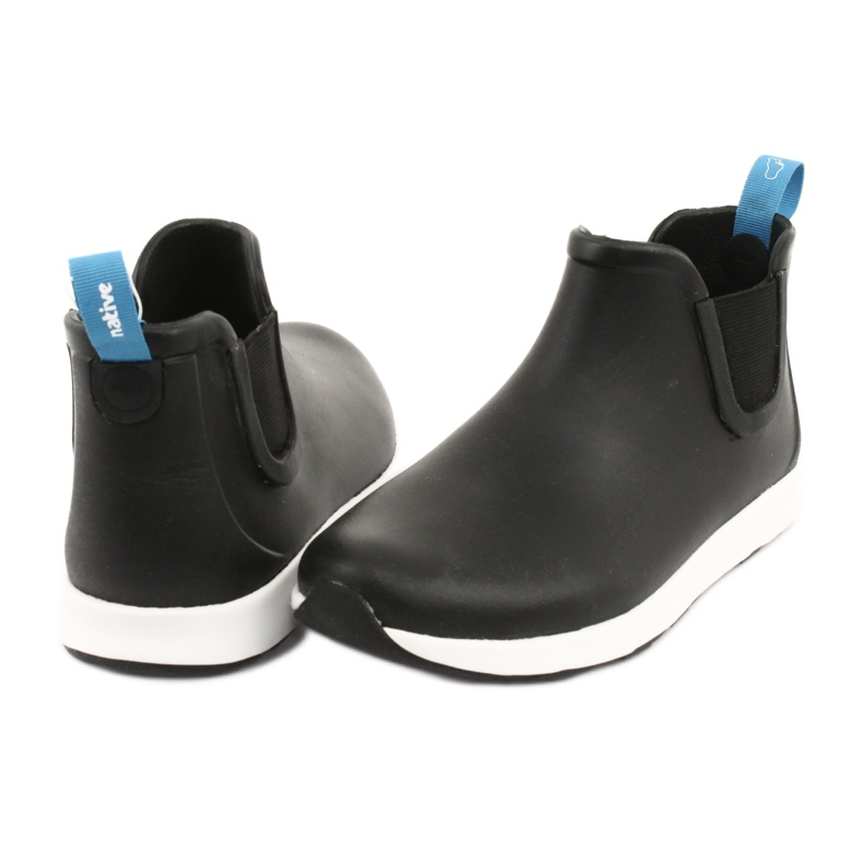 Native Ap Rain Jiffy Black Shell Weiß Jiffy Rubber schwarz 4