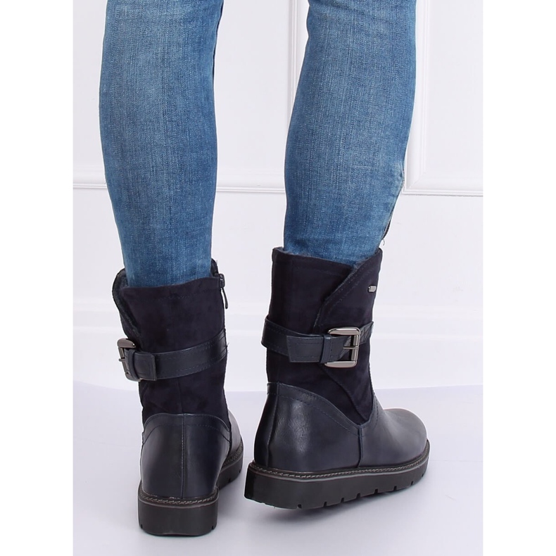 Schwarze isolierte Stiefel BM-9063 Black 1