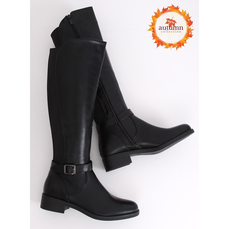 Schwarze Damenstiefel G-7602 Schwarz 1