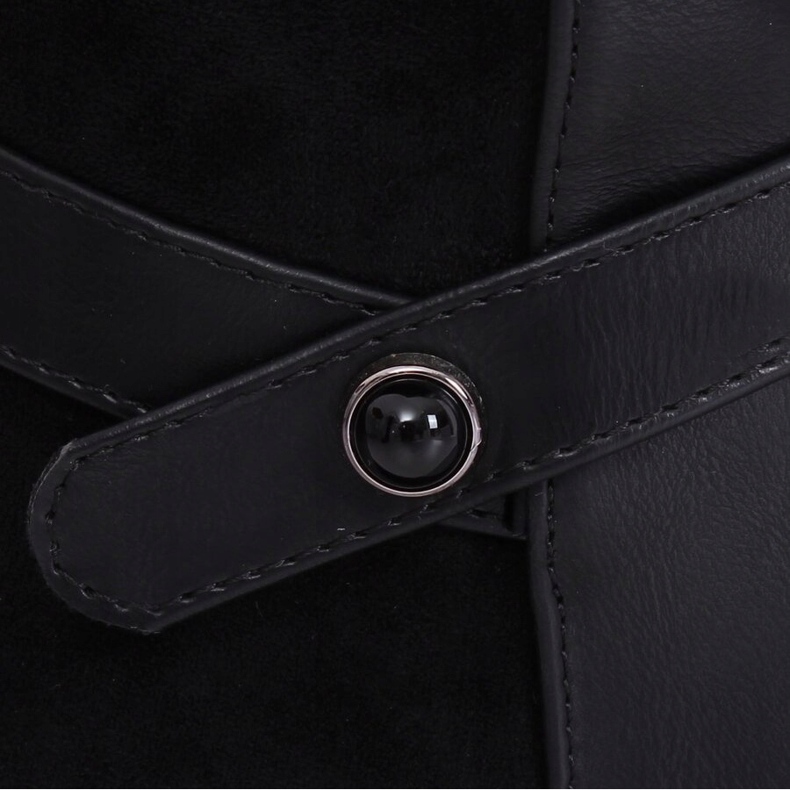 Schwarze Stiefel für Damen schwarz G-7603 Black 2